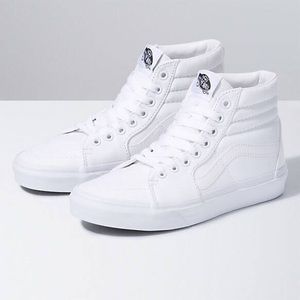 White Hightop Vans